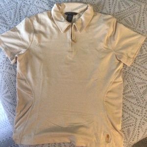 Yellow North End Sport Ladies Golf Shirt M